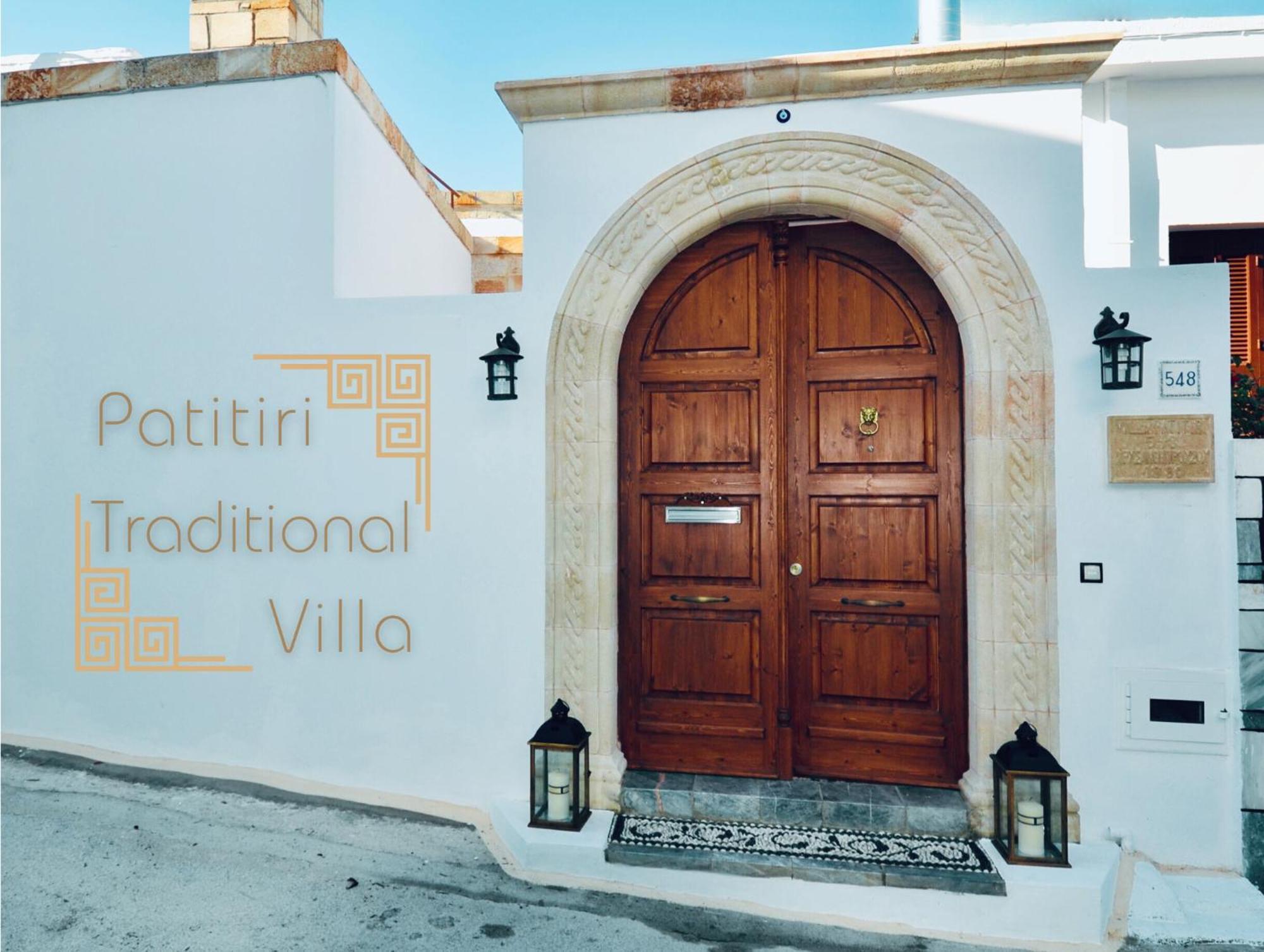 Villa Patitiri Traditional House With Hot Tub Archangelos  Exteriér fotografie