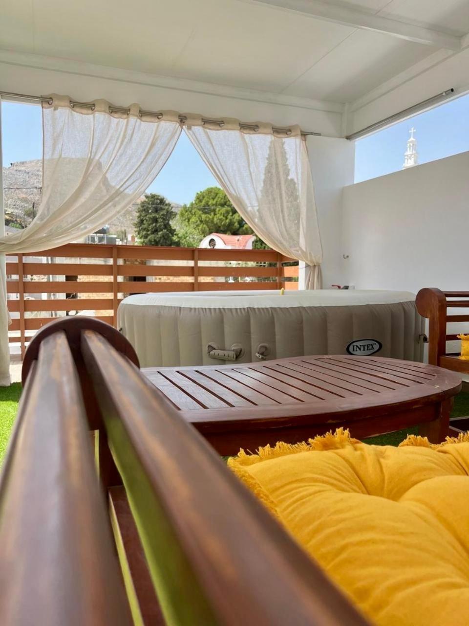 Villa Patitiri Traditional House With Hot Tub Archangelos  Exteriér fotografie